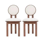 Christopher Knight Home Mara Sedia da pranzo contemporanea senza braccioli in legno di caucciù (set da 2)