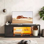 Mobile TV Bestier moderno per TV fino a 65 pollici, centro di intrattenimento gaming con ripiani regolabili per PS5 - 58 pollici