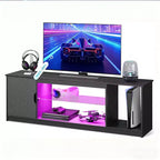 Mobile TV Bestier moderno per TV fino a 65 pollici, centro di intrattenimento gaming con ripiani regolabili per PS5 - 58 pollici