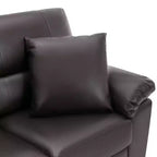 Divanetto e Poltrona in Similpelle, Divano dal Comfort Estremo per Soggiorno, Sala Relax-Morden Fort