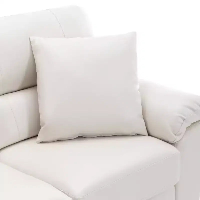 Divanetto e Poltrona in Similpelle, Divano dal Comfort Estremo per Soggiorno, Sala Relax-Morden Fort