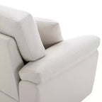 Divanetto e Poltrona in Similpelle, Divano dal Comfort Estremo per Soggiorno, Sala Relax-Morden Fort