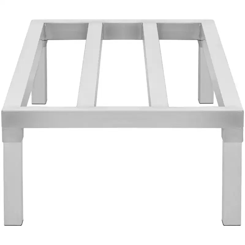 VEVOR Aluminum Dunnage Rack, 48 x 20 Commercial Food Floor Rack, 12 Off the Floor, 1800 lbs Capacity All-Welded Aluminum Storage Rack