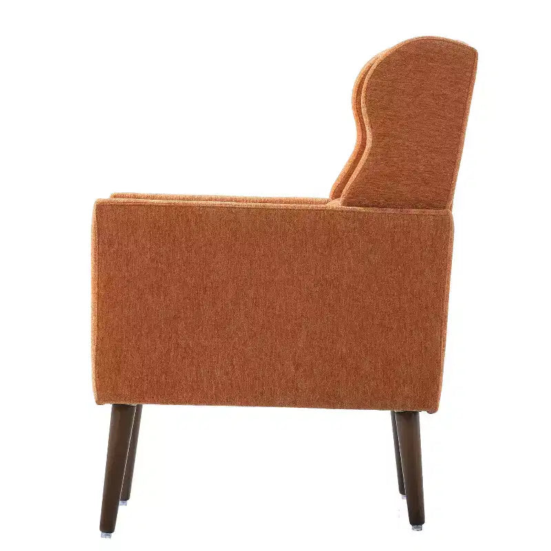 Poltrone Okak per camera da letto, poltrona moderna di metà secolo, sedie in tessuto Teddy, comoda poltrona da lettura, poltrone lounge con braccioli