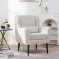 Okak Chenille/Teddy Fabric Arm Accent Chair for Bedroom,Comfy Lounge Chair for Living Room,Apartment