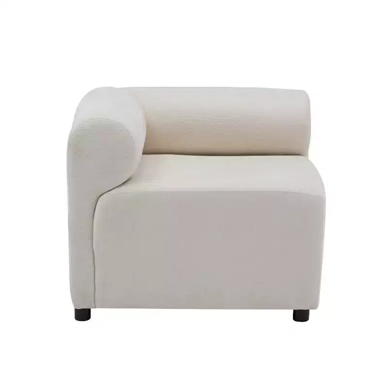 Divano modulare a 4 pezzi Christopher Knight Home Fermin 83 moderno con schienale arrotondato