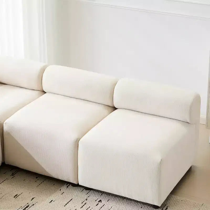 Divano modulare a 4 pezzi Christopher Knight Home Fermin 83 moderno con schienale arrotondato