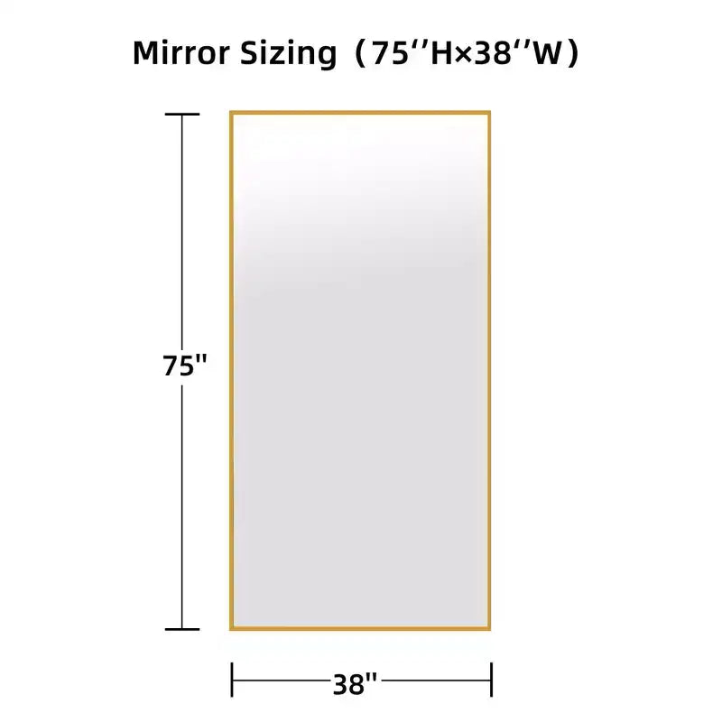 Specchio ad arco a figura intera, specchio da terra 71x31 con staffe, specchio a figura intera temperato e intaglio in legno rimovibile per camera da letto e soggiorno, nero