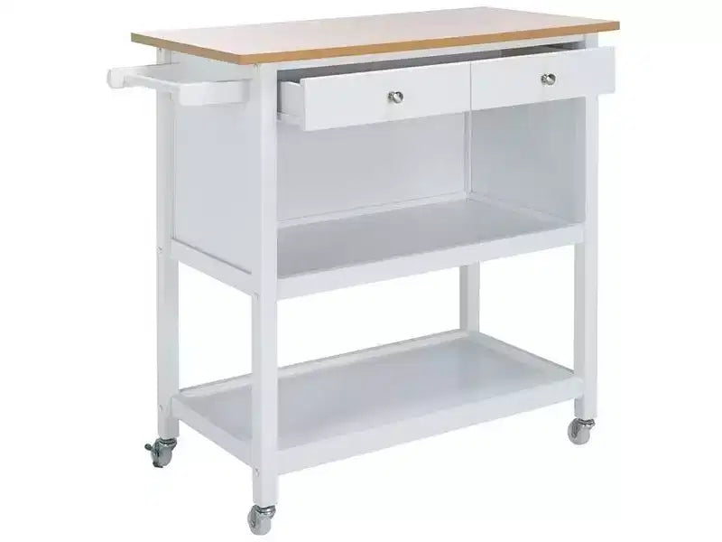 Carrello da cucina Daley con 2 cassetti e 3 ripiani - KCH1402 - Safavieh