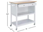Carrello da cucina Daley con 2 cassetti e 3 ripiani - KCH1402 - Safavieh