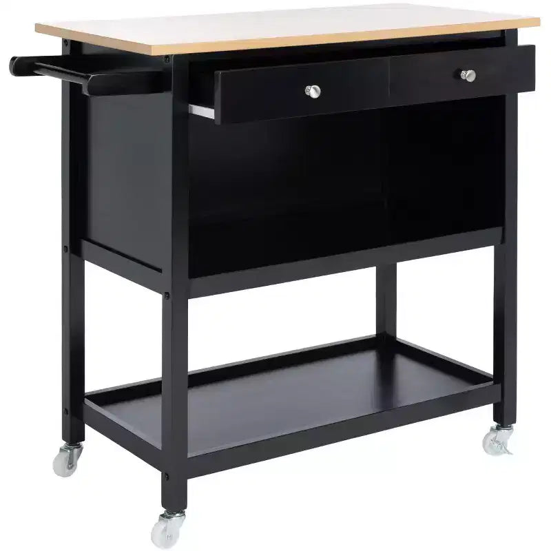 Carrello da cucina Daley con 2 cassetti e 3 ripiani - KCH1402 - Safavieh