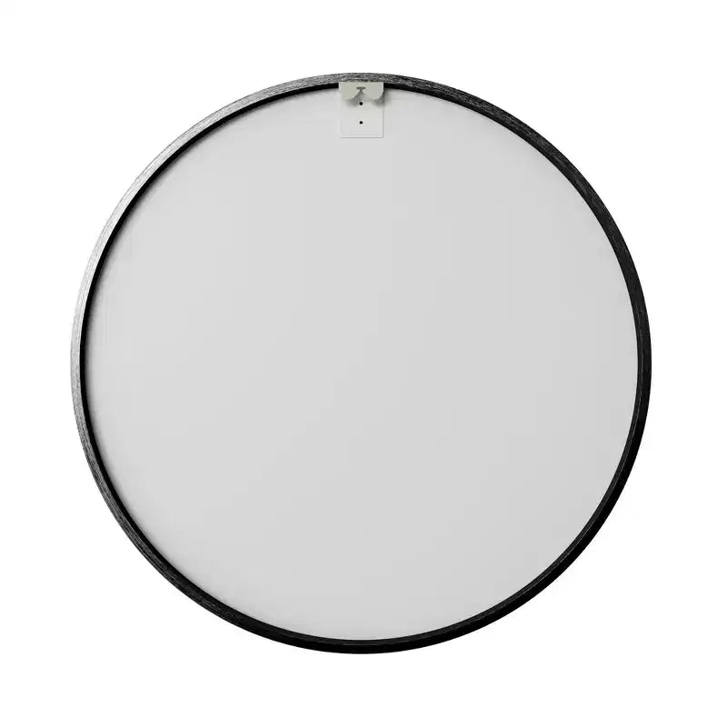 Specchio da bagno rotondo 24x24 con cornice in lega di alluminio, specchio da parete per camera da letto, soggiorno, ingresso, nero