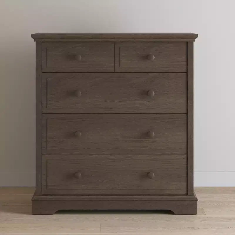 Comò fasciatoio Child Craft Universal Select a 4 cassetti per cameretta o camera da letto, ampio spazio contenitivo, kit antiribaltamento incluso per evitare il ribaltamento, finitura sicura per i bambini