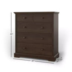 Comò fasciatoio Child Craft Universal Select a 4 cassetti per cameretta o camera da letto, ampio spazio contenitivo, kit antiribaltamento incluso per evitare il ribaltamento, finitura sicura per i bambini