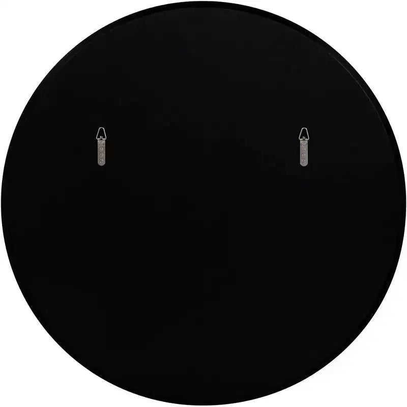 Specchio da parete rotondo Possini Euro Design Possini Euro Harriet da 34 pollici in finto marmo nero