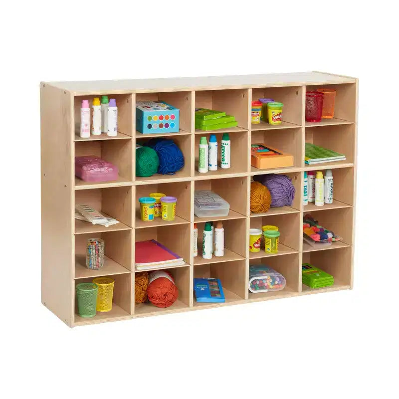 ECR4Kids Streamline 25 armadietto contenitore a scomparti, 5x5, mobili per aula