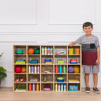 ECR4Kids Streamline 25 armadietto contenitore a scomparti, 5x5, mobili per aula