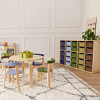 ECR4Kids Streamline 25 armadietto contenitore a scomparti, 5x5, mobili per aula