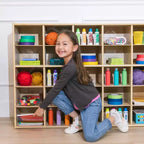 ECR4Kids Streamline 25 armadietto contenitore a scomparti, 5x5, mobili per aula