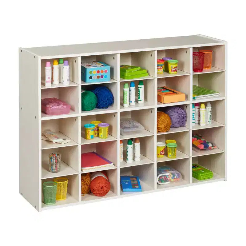 ECR4Kids Streamline 25 armadietto contenitore a scomparti, 5x5, mobili per aula