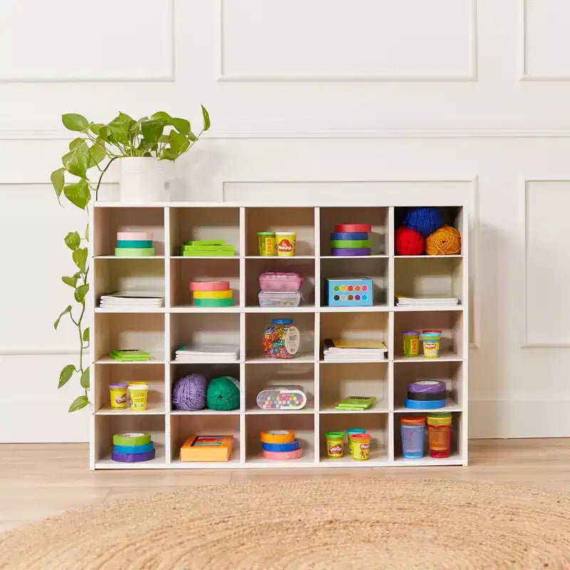ECR4Kids Streamline 25 armadietto contenitore a scomparti, 5x5, mobili per aula