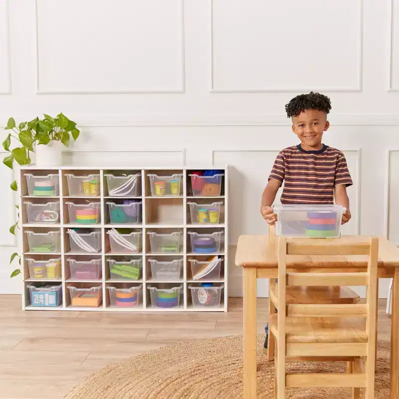 ECR4Kids Streamline 25 armadietto contenitore a scomparti, 5x5, mobili per aula