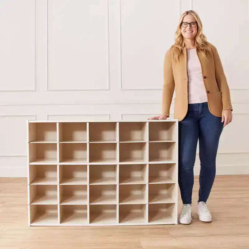 ECR4Kids Streamline 25 armadietto contenitore a scomparti, 5x5, mobili per aula