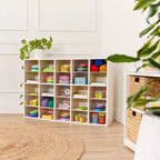 ECR4Kids Streamline 25 armadietto contenitore a scomparti, 5x5, mobili per aula