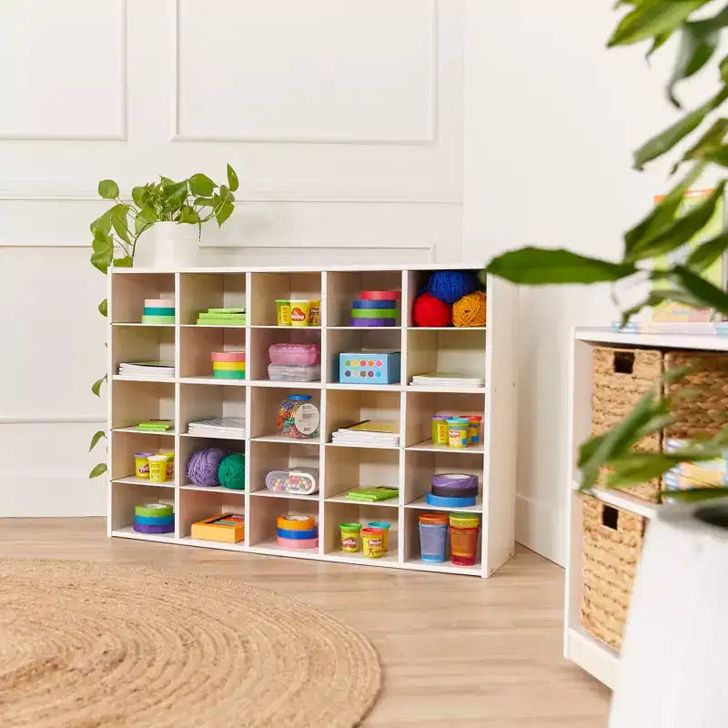 ECR4Kids Streamline 25 armadietto contenitore a scomparti, 5x5, mobili per aula