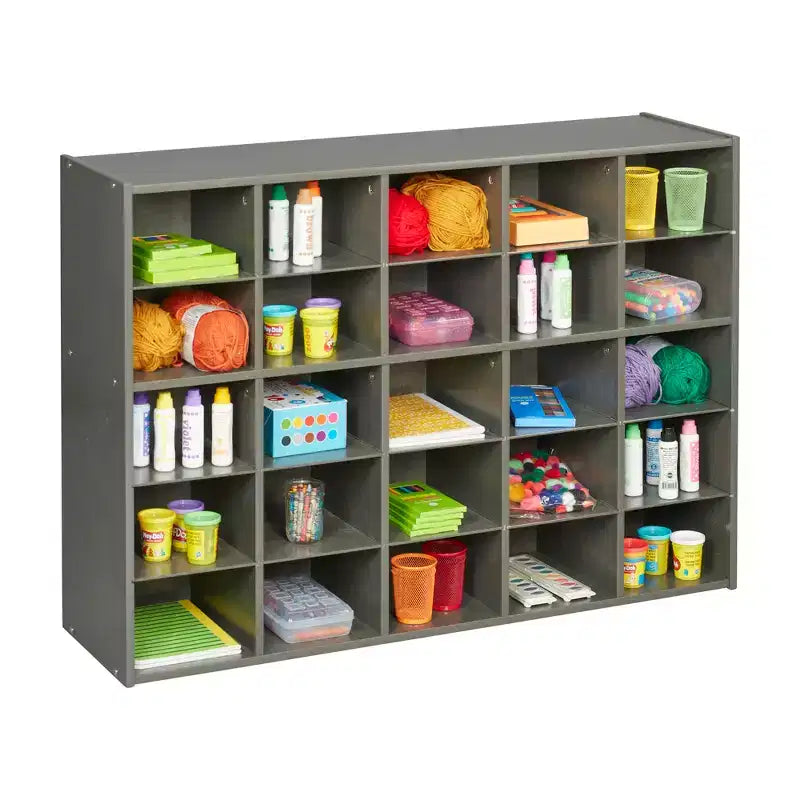 ECR4Kids Streamline 25 armadietto contenitore a scomparti, 5x5, mobili per aula