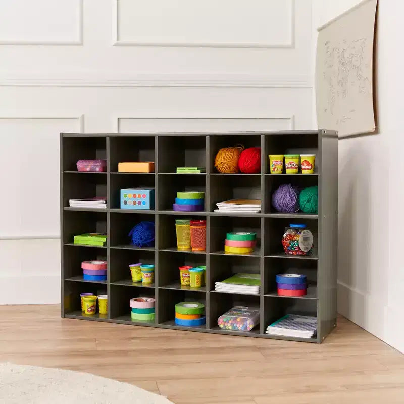 ECR4Kids Streamline 25 armadietto contenitore a scomparti, 5x5, mobili per aula