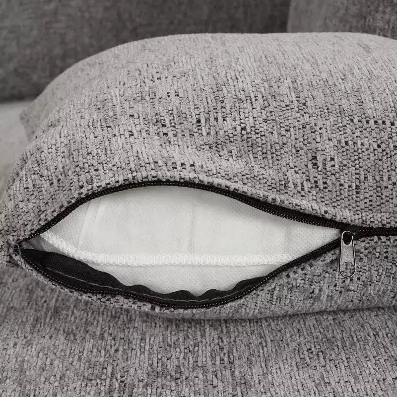Divano Letto Sezionale a U Whisen 108.6 con Porte USB, Prese di Corrente e Contenitore