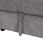 Divano Letto Sezionale a U Whisen 108.6 con Porte USB, Prese di Corrente e Contenitore