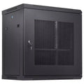 VEVOR 12U Wall Mount Server Cabinet, 15.5'' Depth, Network Rack Enclosure, Supports up to 200 lbs, Secure Locking System, Ideal for IT Hardware
