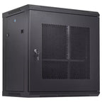 VEVOR 12U Wall Mount Server Cabinet, 15.5'' Depth, Network Rack Enclosure, Supports up to 200 lbs, Secure Locking System, Ideal for IT Hardware