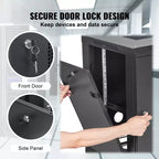 Armadio rack server VEVOR 12U per montaggio a parete, profondità 15,5'', box rack di rete, supporta fino a 90 kg, sistema di bloccaggio sicuro, ideale per hardware IT