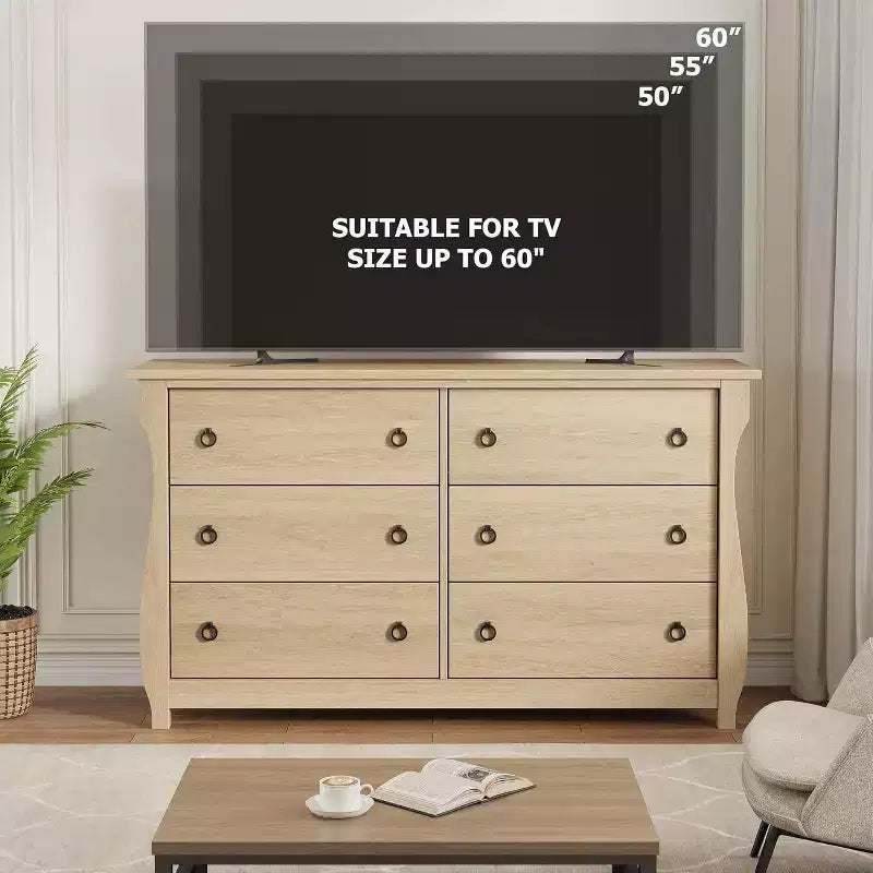 Cassettiera moderna - Design elegante in stile bohémien con rattan intrecciato, gambe curve e spazio versatile per camera da letto, soggiorno o corridoio