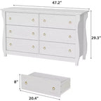Cassettiera moderna - Design elegante in stile bohémien con rattan intrecciato, gambe curve e spazio versatile per camera da letto, soggiorno o corridoio