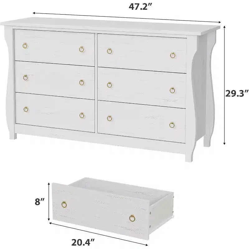 Cassettiera moderna - Design elegante in stile bohémien con rattan intrecciato, gambe curve e spazio versatile per camera da letto, soggiorno o corridoio