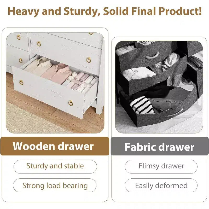 Cassettiera moderna - Design elegante in stile bohémien con rattan intrecciato, gambe curve e spazio versatile per camera da letto, soggiorno o corridoio