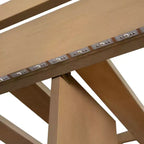 Letto a soppalco singolo Whisen Wood con scrivania integrata