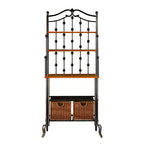 Saint Pierre Bakers Rack - Black/Brown - SEI