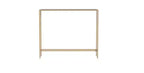 Darrin Narrow Mini Console Table with Mirrored Top - Gold - SEI