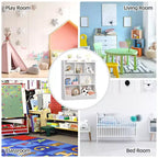 Libreria per bambini a 3 ripiani e organizer per giocattoli - Armadietto contenitore con scomparti per sala giochi, camera da letto, cameretta dei bambini