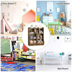 Libreria per bambini a 3 ripiani e organizer per giocattoli - Armadietto contenitore con scomparti per sala giochi, camera da letto, cameretta dei bambini