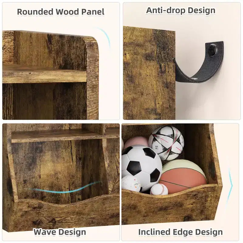 Libreria per bambini a 3 ripiani e organizer per giocattoli - Armadietto contenitore con scomparti per sala giochi, camera da letto, cameretta dei bambini