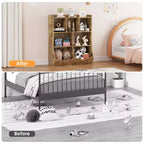 Libreria per bambini a 3 ripiani e organizer per giocattoli - Armadietto contenitore con scomparti per sala giochi, camera da letto, cameretta dei bambini