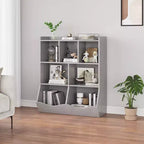 Libreria per bambini a 3 ripiani e organizer per giocattoli - Armadietto contenitore con scomparti per sala giochi, camera da letto, cameretta dei bambini