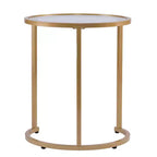 Tavolino ad incastro Evelyn Glam - Set da 2 pz - Oro - SEI