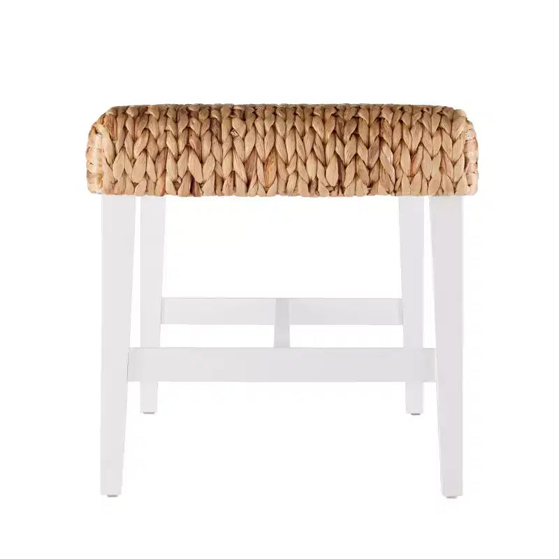 Panca da tavolino Standerson White Woven - Bianco - SEI
